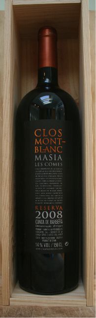 Clos Montblanc Masia les Comes Reserva, Conca de Barbera - Magnum in Wooden Box
