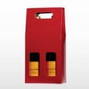 Two Bottle Gift Carton - Red / Window